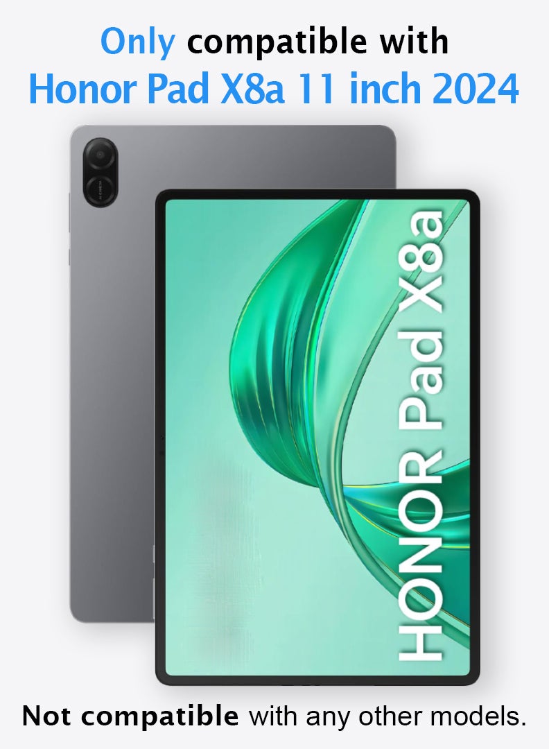 Theodor Screen Protector for Honor Pad X8a 11 Inch 2024, 9H Hardness Tempered Glass, Bubble Free Easy Installation, Full Coverage And Anti Scratch Case Friendly- Clear - Image 2